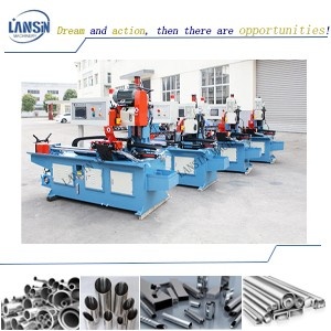 Hydraulic pipe cutting machine, Metal Tube Cutting Pipe Band Saw Cutting Pipe Thread Cutting Machine, 425CNC Pipe Cutting Aluminum Pipe Tube Cutting Metal Circular Saw Machine