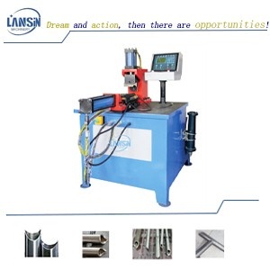 Easy operation Tube notching machine, pipe notching machine, notcher machine, pipe notcher machine, tube notching machine, hole punching machine, hole punching pipe end arc shape forming machine, NC notcher machine, NC notching machine for metalworki