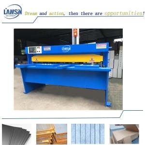Electric shearing machine for metal plate and carboard